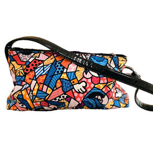 Donald J. Pliner Couture Purse/Britto Graffiti Collab Made In Italy - Multi